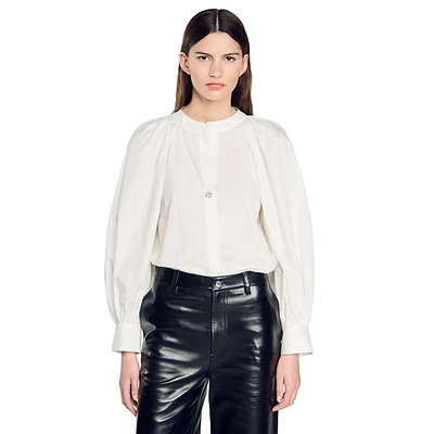 Sofiana Balloon-Sleeve Shirt