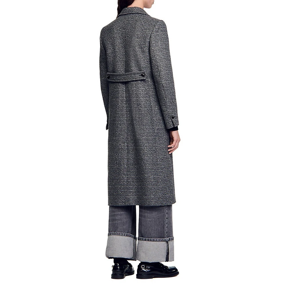 Stephane Wool-Blend Long Coat