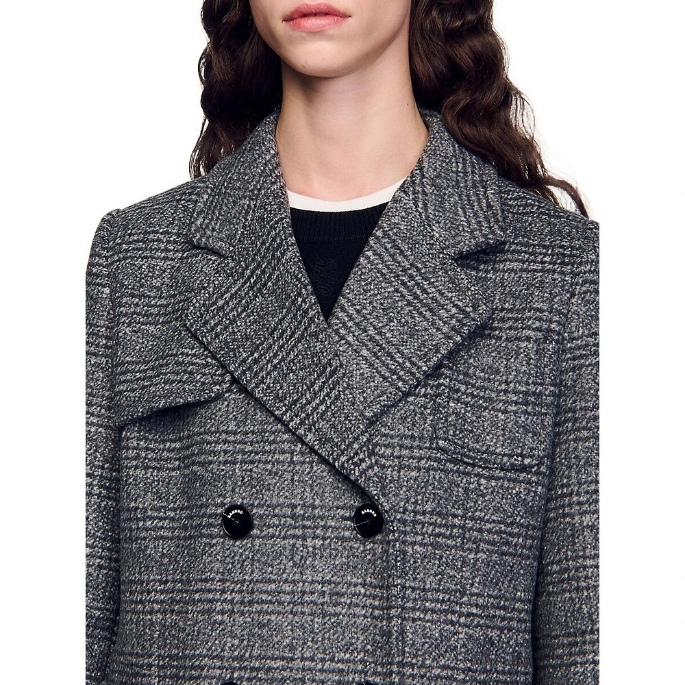 Stephane Wool-Blend Long Coat