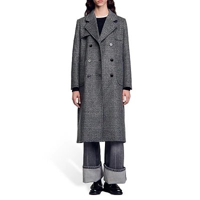 Stephane Wool-Blend Long Coat