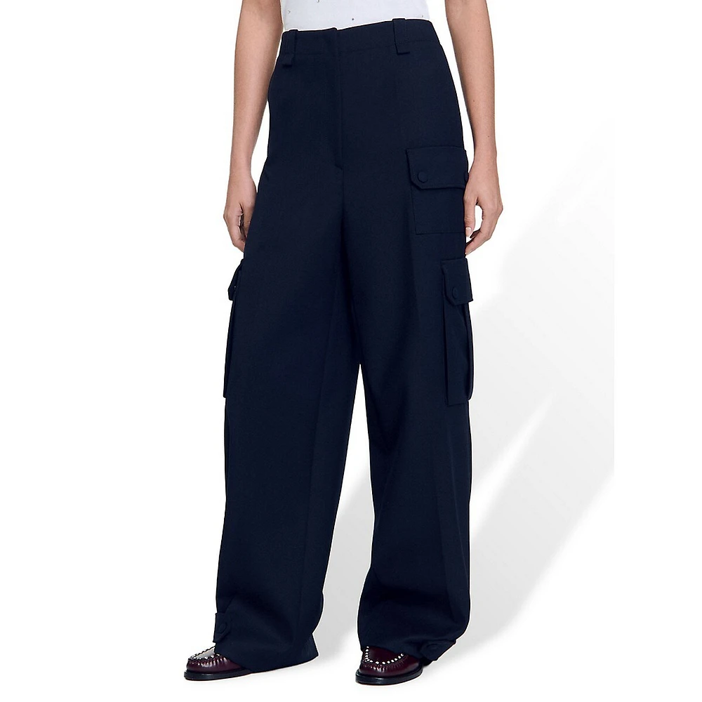 Paco Wide-Leg Cargo Pants