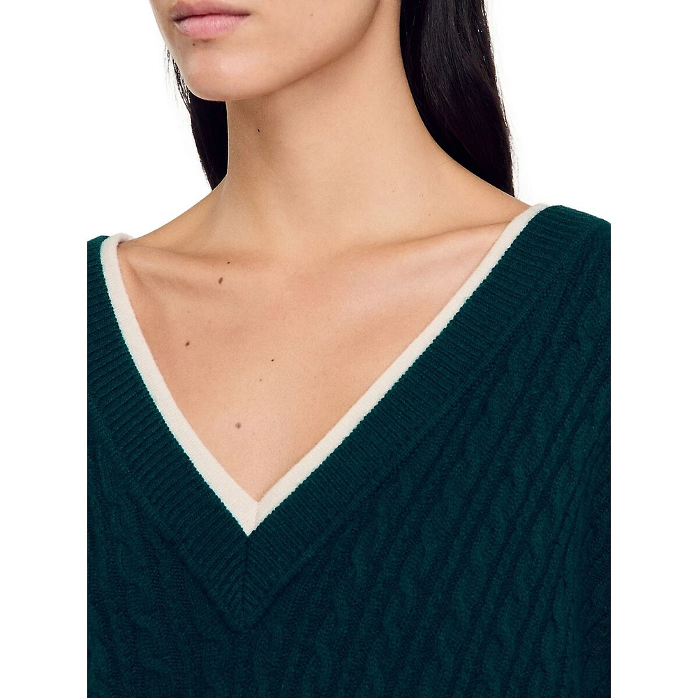 Albus Wool-Cashmere V-Neck Sweater