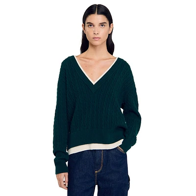 Albus Wool-Cashmere V-Neck Sweater