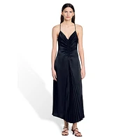 Pralisse Textured Strappy Maxi Dress