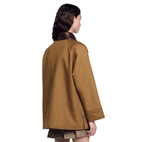 Bastien Contrast-Collar Jacket