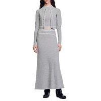 Oriane Wool Maxi Skirt