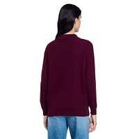 Alfonso Mini Cable Wool-Blend Polo Sweater