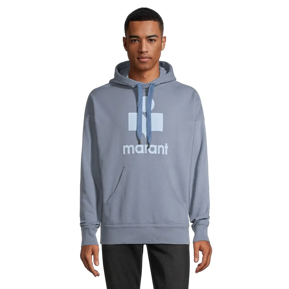 Isabel Marant Miley Logo Graphic Pullover Hoodie | Coquitlam Centre