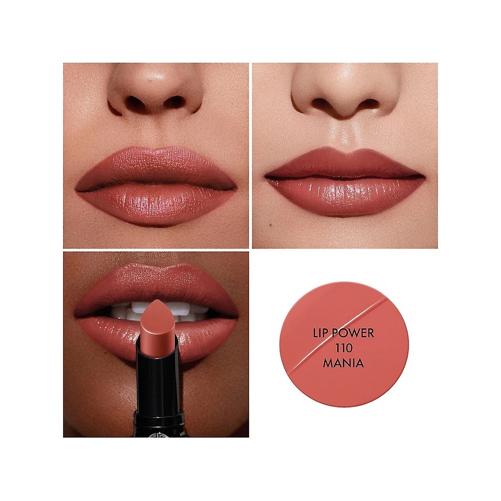 Rouge à lèvres longue tenue aux couleurs vives Lip Power