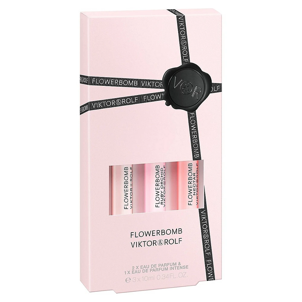 Ensemble découverte trois pièces de la collection Flowerbomb - Valeur de 129 $