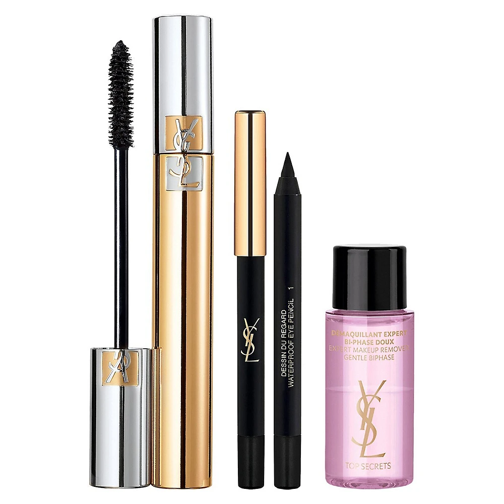 Mascara Volume Effet Faux Cils, Mini Dessin Du Regard & Mini Biphase Makeup Remover 3-Piece Mother's Day Set