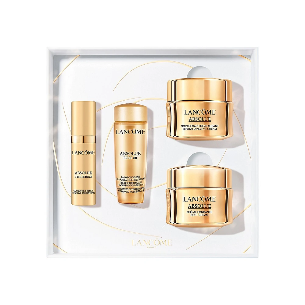 Absolue Eye Cream Regenerating & Revitalizing Routine 4-Piece Set With Grand Rose Extracts