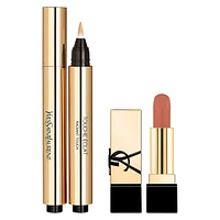 Touche Éclat & Mini Rouge Pur Couture Lipstick 2-Piece Holiday Gift Set - $73 Value