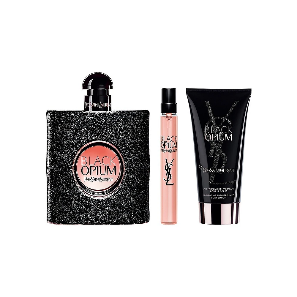 Black Opium Eau de Parfum & Body Lotion 3-Piece Gift Set - $261 Value