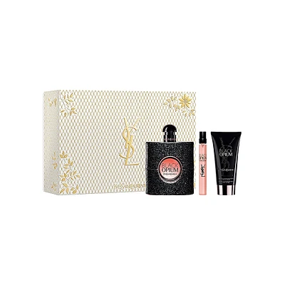 Black Opium Eau de Parfum & Body Lotion 3-Piece Gift Set - $261 Value