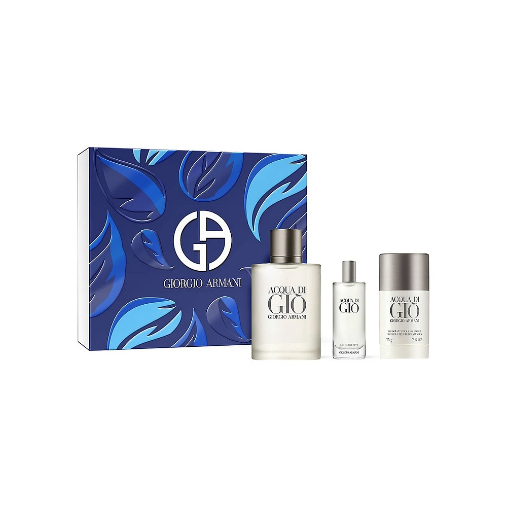 Acqua Di Gio Eau De Toilette 3-Piece Gift Set - $253 Value