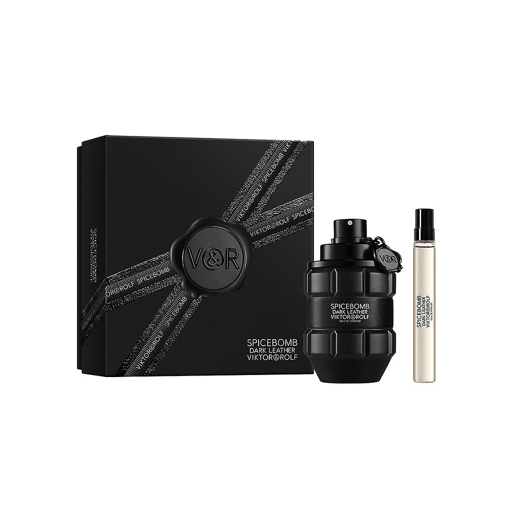 Spicebomb Dark Leather Eau de Parfum 2-Piece Gift Set - $228 Value