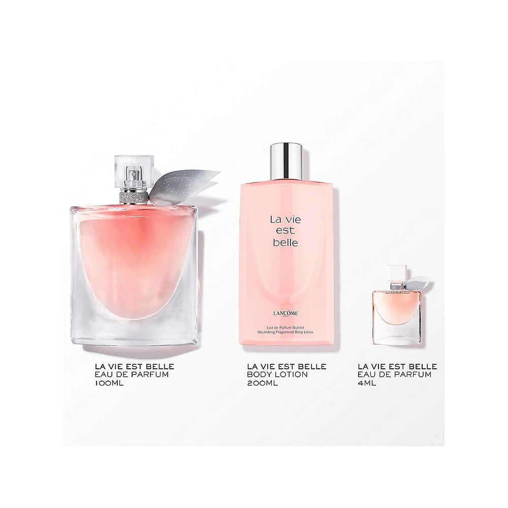 La Vie Est Belle Eau de Parfum & Body Lotion 3-Piece Holiday Set - $285 Value