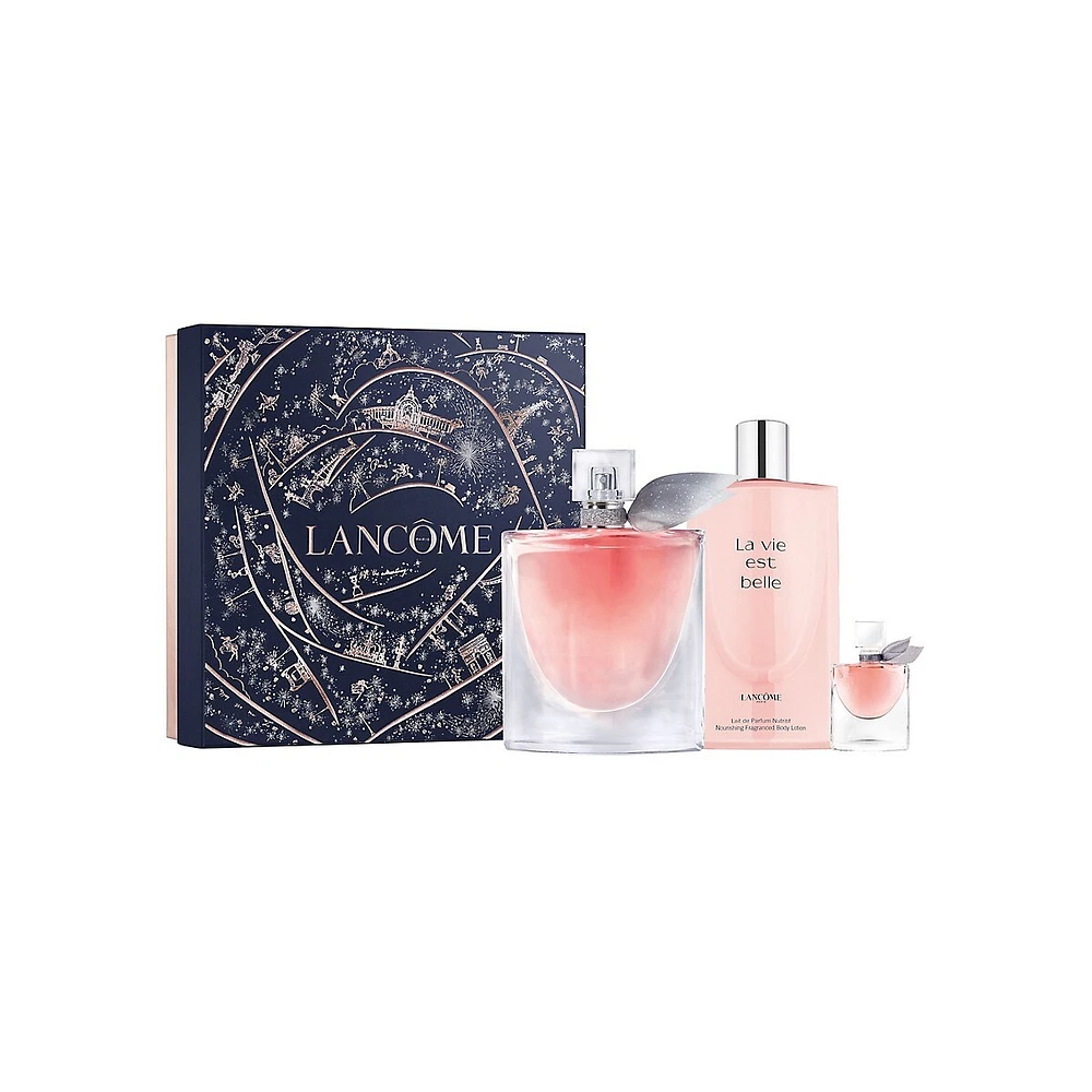 La Vie Est Belle Eau de Parfum & Body Lotion 3-Piece Holiday Set - $285 Value