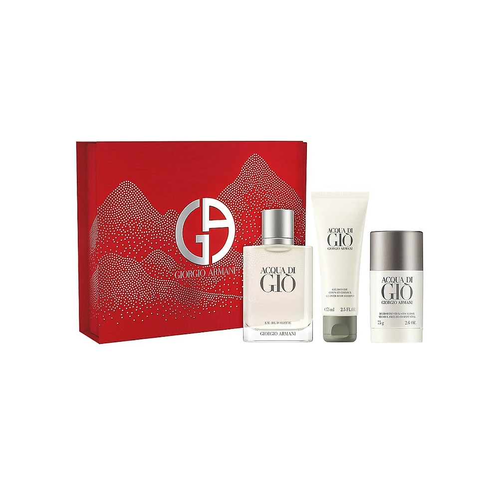 Acqua di Giò Eau de Toilette 3-Piece Holiday Gift Set - $228 Value