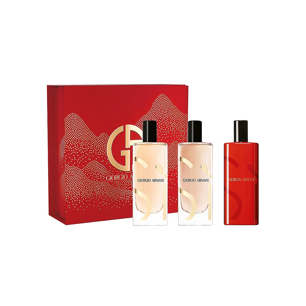 Sì Eau de Parfum 3-Piece Holiday Discovery Set - $137 Value