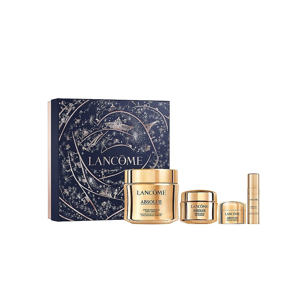 Regenerating Routine 4-Piece Holiday Set - Absolue Soft Face Cream With Grand Rose Extracts - $525 Value