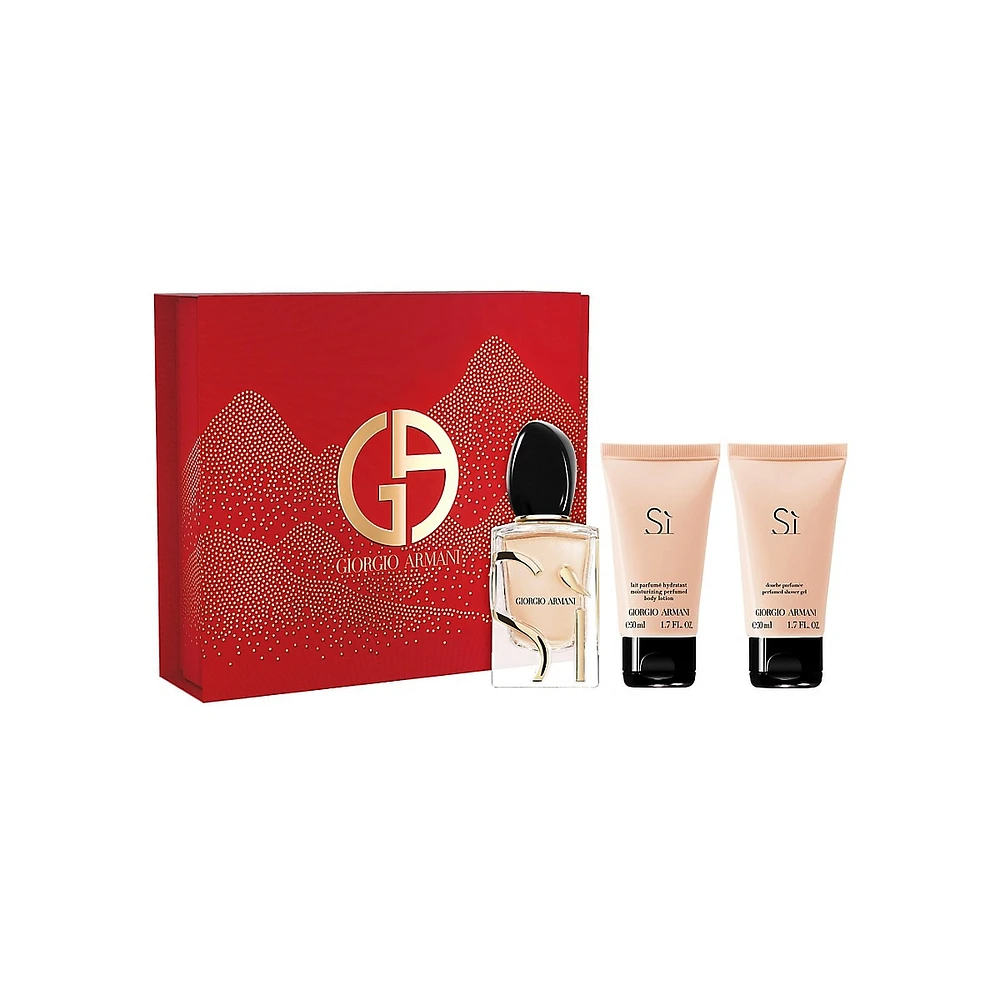 Sì Eau de Parfum 3-Piece Holiday Gift Set - $197 Value