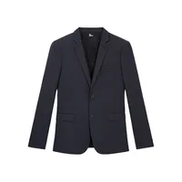 Tailored-Fit Woollen Suit Jacket