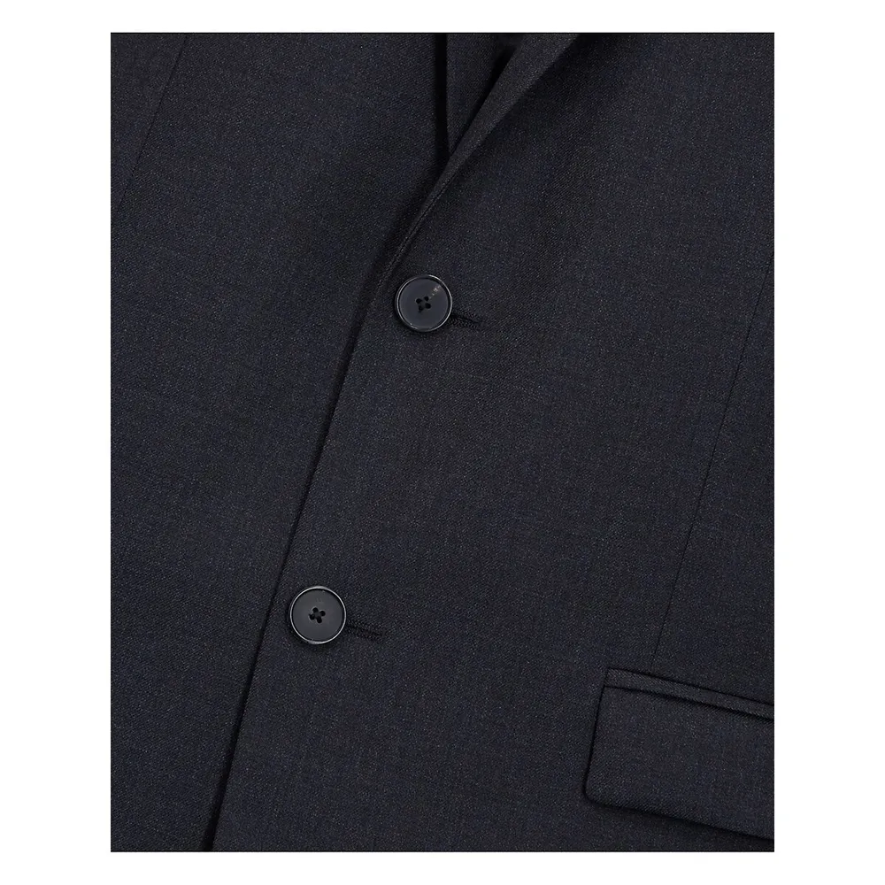 Tailored-Fit Woollen Suit Jacket