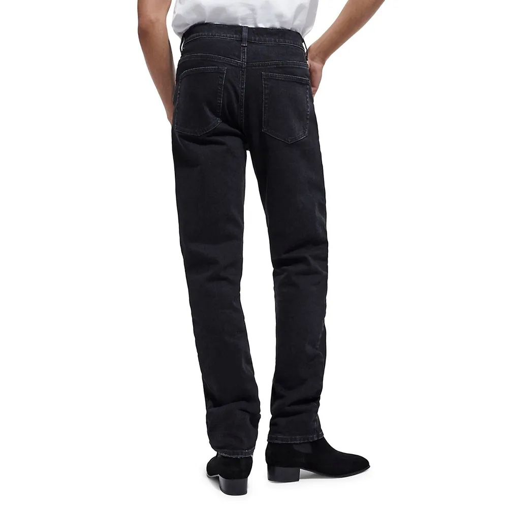 High-Rise Slim-Fit Jeans