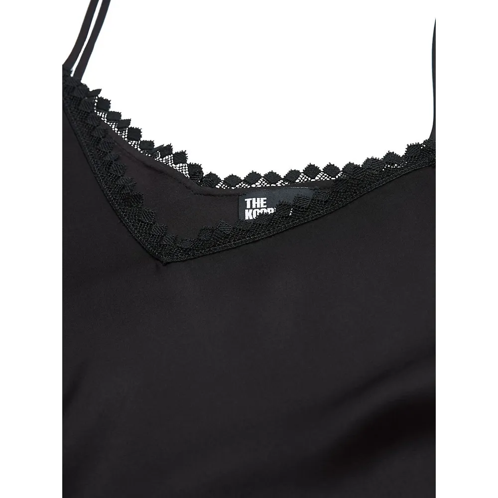 The Kooples Low-Cut Lace Camisole