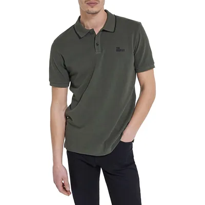 Classic-Fit Embroidered Logo Polo Shirt