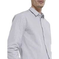 Slim-Fit Striped Sport Shirt