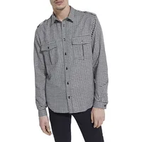 Slim-Fit Check Wool Shirt