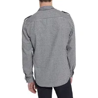 Slim-Fit Check Wool Shirt