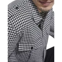 Slim-Fit Check Wool Shirt