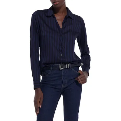 Striped Viscose Shirt