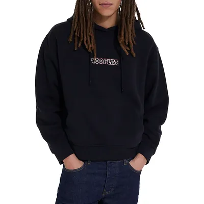 Front-to-Back Logo Print Hoodie