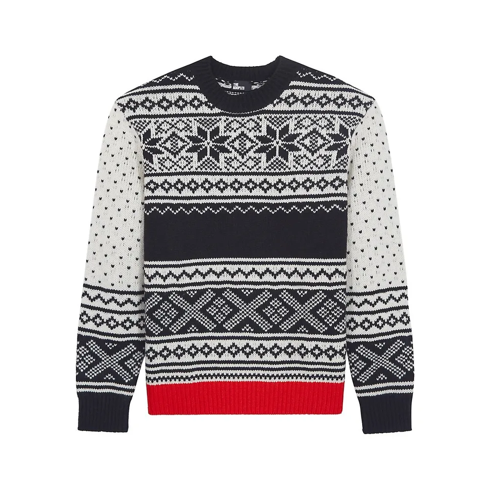 Nordic Jacquard Wool Sweater