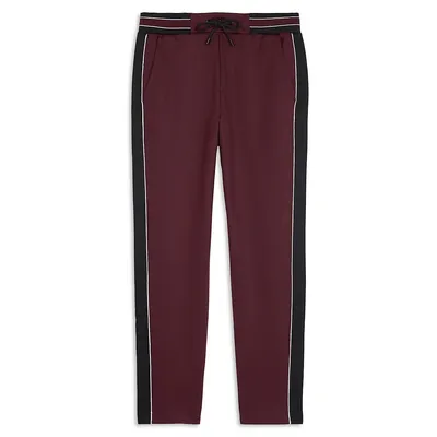 Two-Tone Side-Striped Joggers