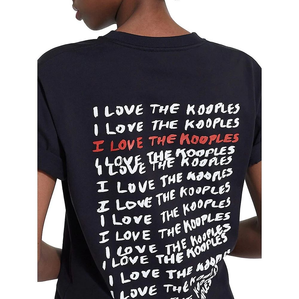 I Love The Kooples Logo T-Shirt