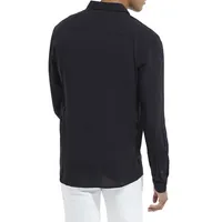 Classic-Fit Solid Sport Shirt