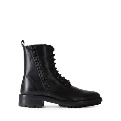 Ranger Dual-Zip Leather Boots