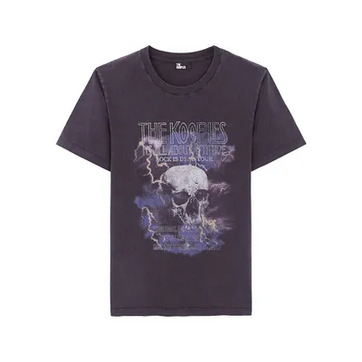 Skull-Print Short-Sleeve T-Shirt