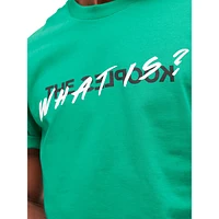 Cotton Jersey Square Logo T-Shirt