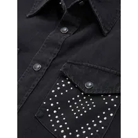 Studded Denim Shirt