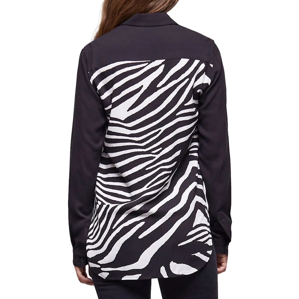 Zebra-Print Shirt