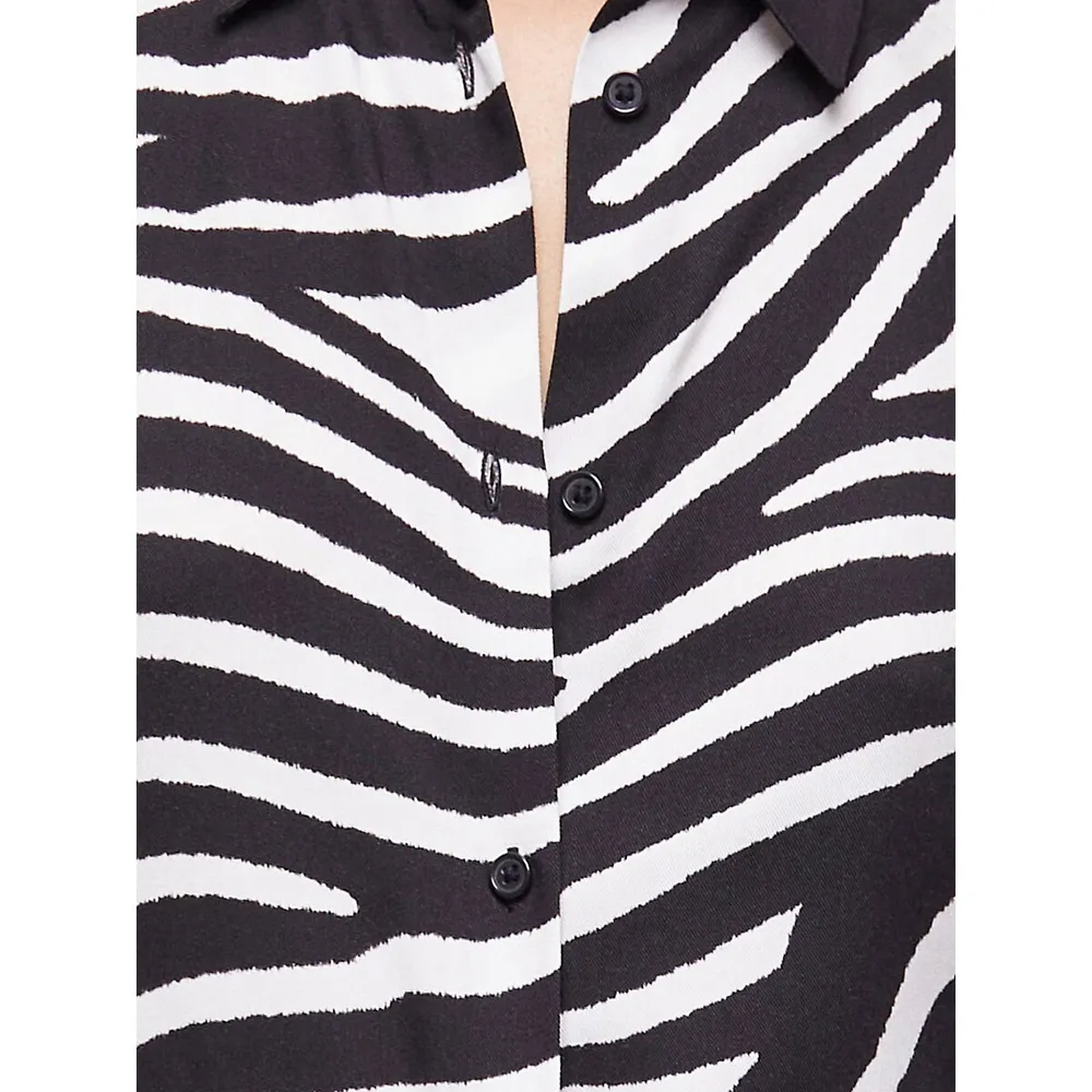 Zebra-Print Shirt