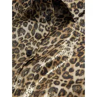 Flowing Leopard-Print Shirt