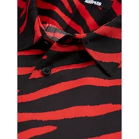 Slim-Fit Wild Stripes-Print Shirt